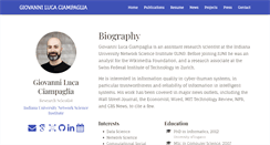 Desktop Screenshot of glciampaglia.com